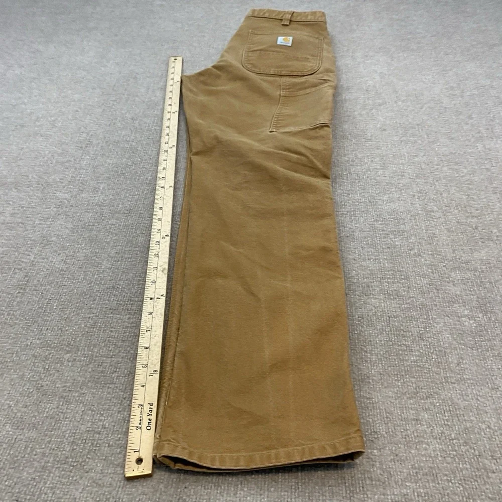 Carhartt Double Knee Pants Mens 33 Fits 32x32 Relaxed Faded Grunge Distressed - Picture 9 of 12